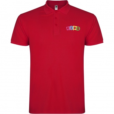 Logo trade advertising products image of: Star short sleeve kids polo