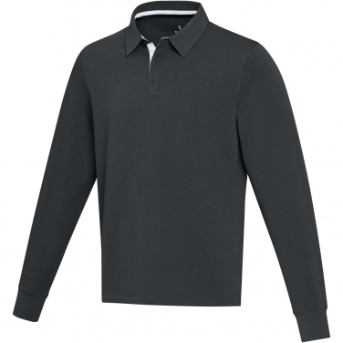 Logotrade promotional merchandise image of: Clyde unisex organic rugby polo sweatshirt