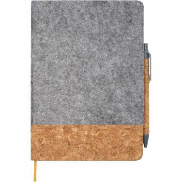 Logo trade advertising products picture of: Veronica A5 hard cover notebook