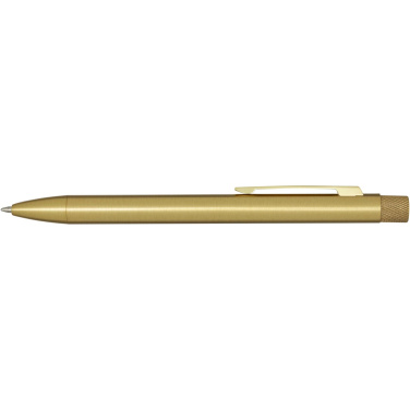 Logo trade promotional merchandise picture of: Beatriz recycled brass ballpoint pen