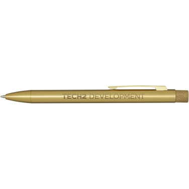 Logotrade corporate gift image of: Beatriz recycled brass ballpoint pen