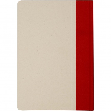 Logo trade promotional merchandise image of: Liliana A5 sugar cane plastic hard cover notebook