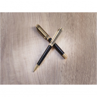 Logotrade promotional item picture of: Legato ballpoint and rollerball pen set