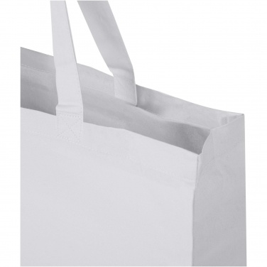 Logo trade corporate gifts image of: Odessa 220 g/m² GRS recycled cotton large tote bag