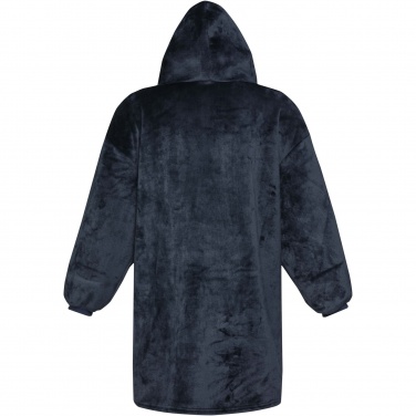 Logo trade corporate gifts image of: Denali GRS hoodie blanket