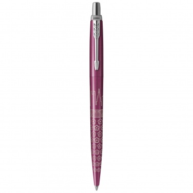 Logo trade advertising products image of: Parker Jotter SE Global Icons colour trim ballpoint pen