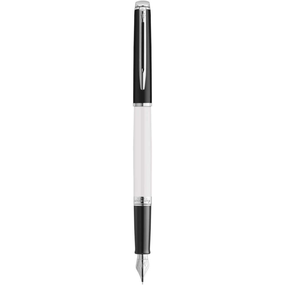 Logo trade promotional merchandise photo of: Hemisphere colour blocking fountain pen with palladium trim