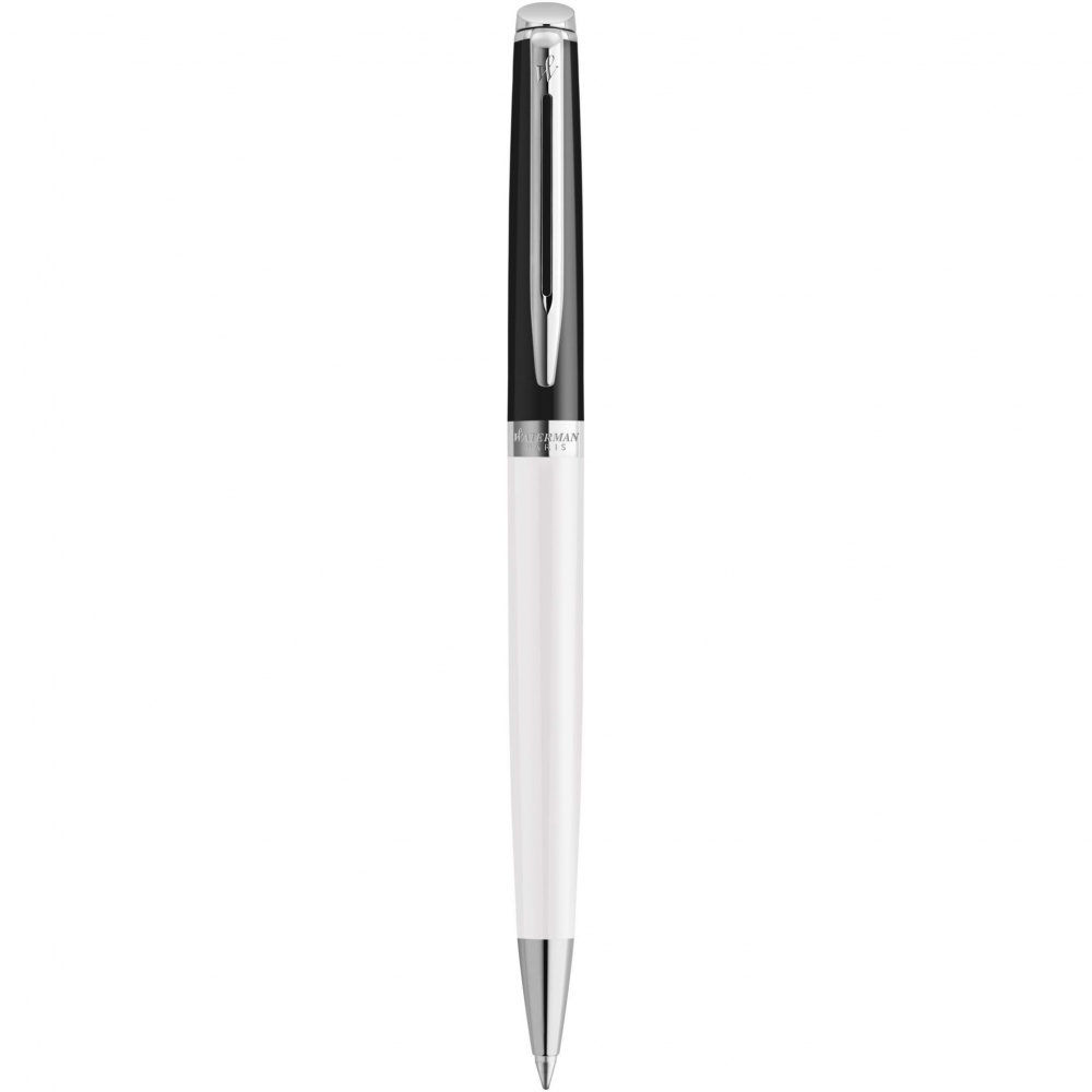 Logotrade corporate gift image of: Hemisphere colour blocking ballpoint pen with palladium trim