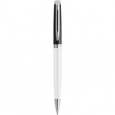 Logo trade corporate gift photo of: Hemisphere colour blocking ballpoint pen with palladium trim