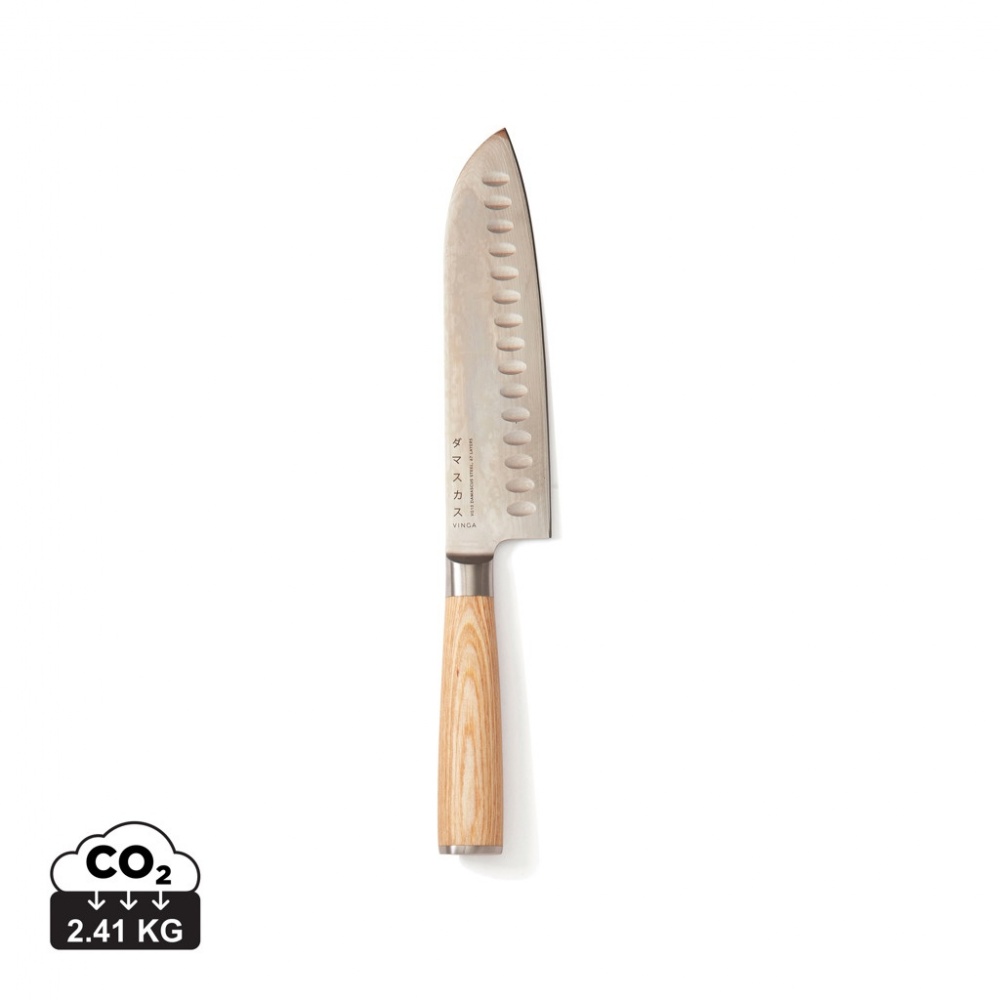 Logo trade promotional merchandise photo of: VINGA Hattasan Damascus Santoku knife