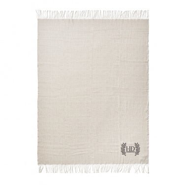 Logo trade corporate gifts image of: VINGA Lenox blanket