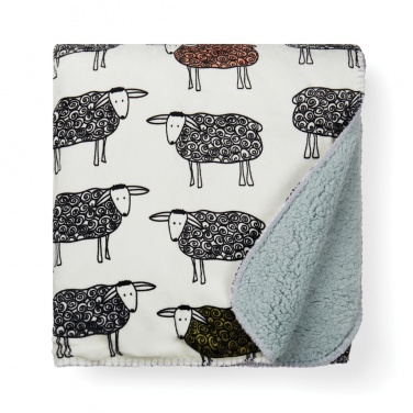 Logo trade promotional merchandise photo of: VINGA Sheep GRS recycled PET pile blanket