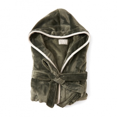 Logo trade promotional products picture of: VINGA Louis luxury plush GRS RPET robe size S-M