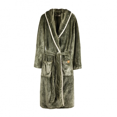 Logotrade promotional item image of: VINGA Louis luxury plush RPET robe size L-XL