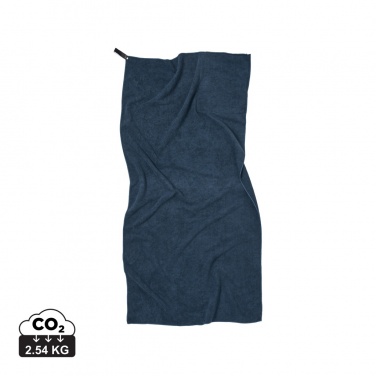 Logotrade promotional item picture of: VINGA GRS RPET active dry towel 140 x 70cm
