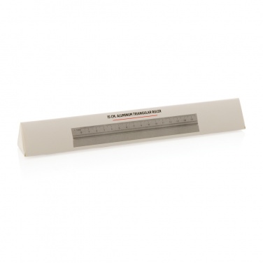 Logotrade promotional merchandise picture of: 15cm. Aluminum triangular ruler