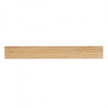 Logo trade promotional gifts image of: Timberson extra thick 30cm double sided bamboo ruler