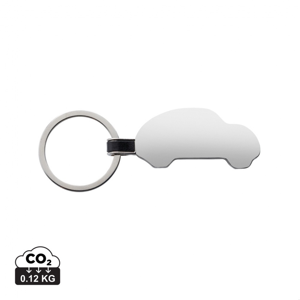Logotrade promotional merchandise image of: RCS recycled zinc alloy car keyring
