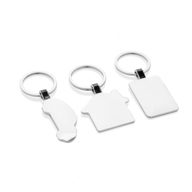 Logotrade promotional item picture of: RCS recycled zinc alloy car keyring