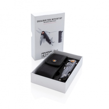 Logo trade promotional merchandise image of: Excalibur tool with bit set