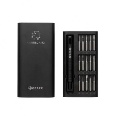 Logo trade business gift photo of: Gear X 31 in 1 precision screwdriver set