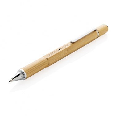 Logotrade business gifts photo of: Bamboo 5-in-1 toolpen