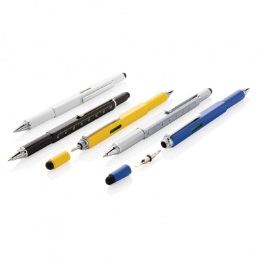 Logotrade advertising products photo of: 5-in-1 aluminium toolpen