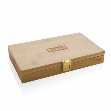 Logo trade business gift photo of: Carvine 21 pcs bamboo tool set