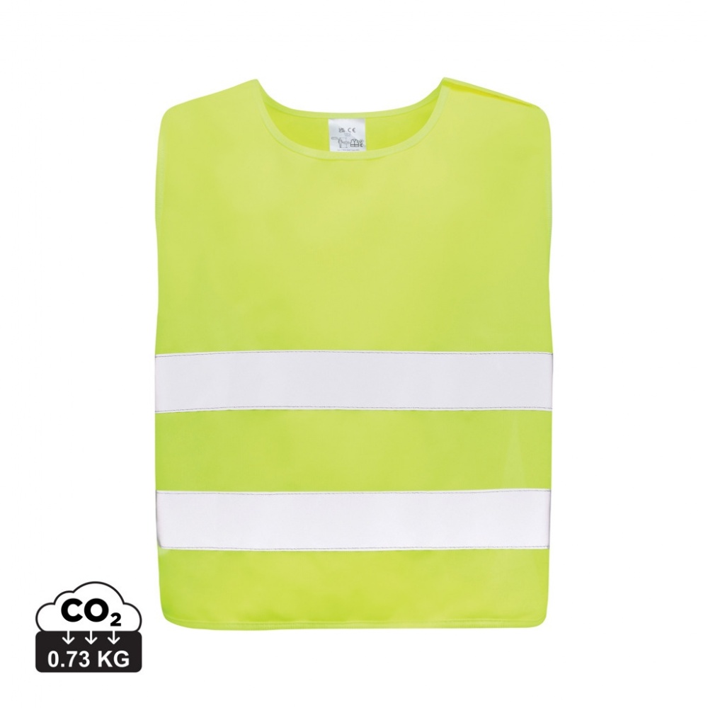 Logotrade promotional giveaways photo of: GRS recycled PET high-visibility safety vest 7-12 years