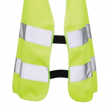 Logo trade promotional item photo of: GRS recycled PET high-visibility safety vest 7-12 years