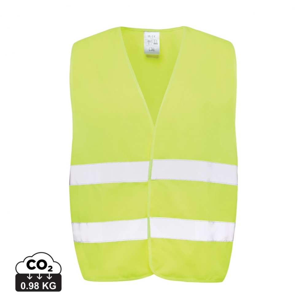 Logotrade promotional gift image of: GRS recycled PET high-visibility safety vest