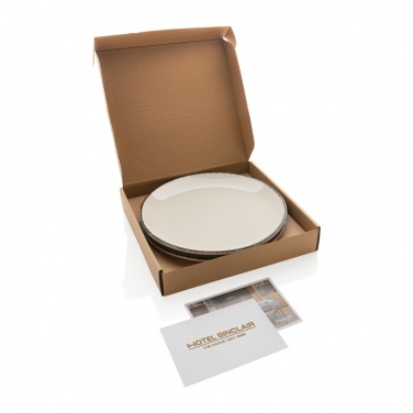 Logo trade promotional merchandise picture of: Ukiyo dinner plate set of 2