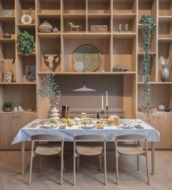 Logotrade promotional product picture of: Ukiyo salad bowl with bamboo salad server