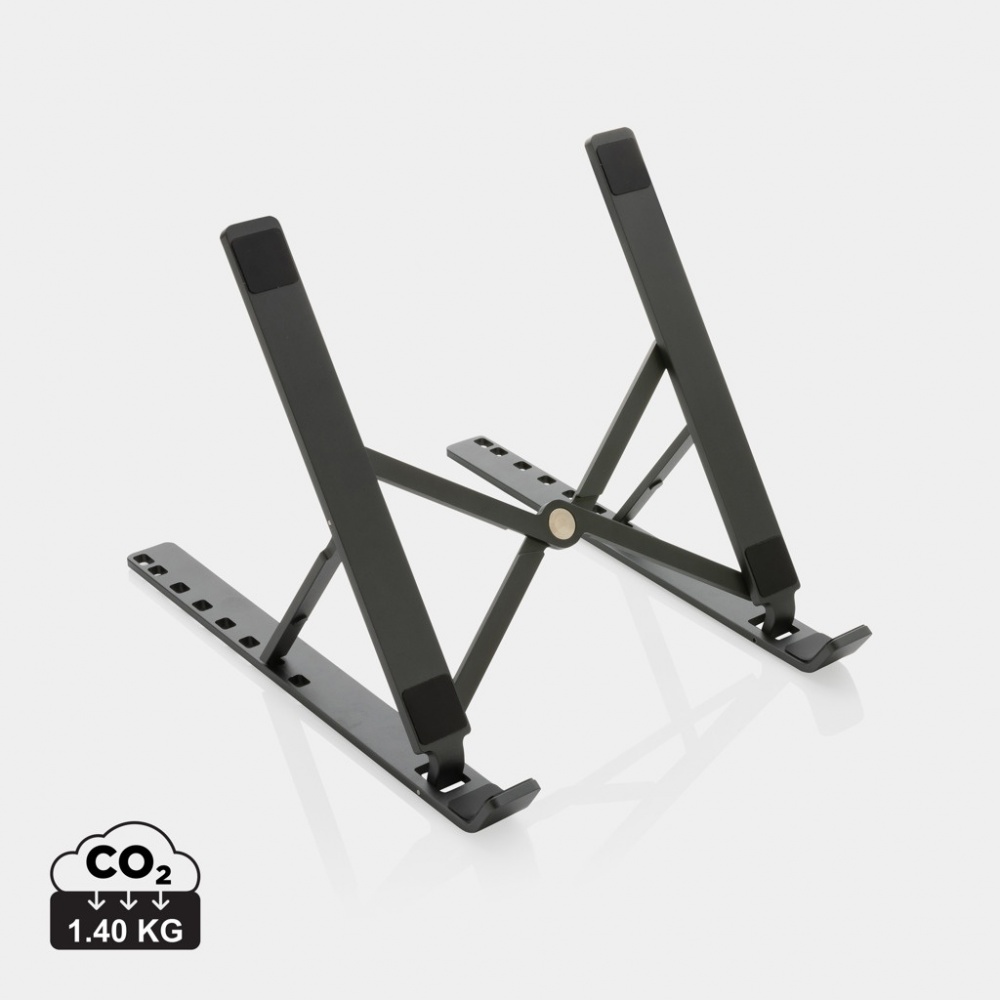 Logo trade promotional items image of: Terra RCS recycled aluminium universal laptop/tablet stand
