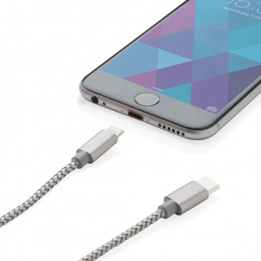 Logo trade promotional merchandise photo of: 3-in-1 braided cable