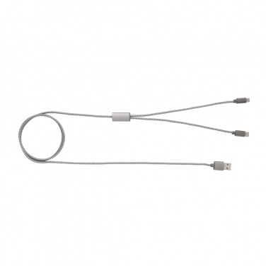 Logotrade advertising product picture of: 3-in-1 braided cable