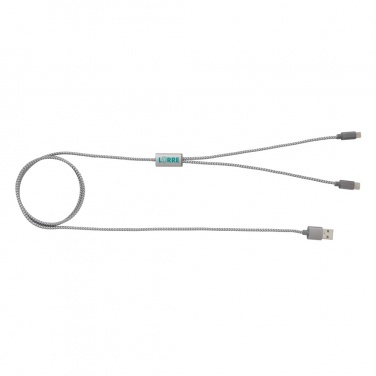 Logotrade promotional merchandise image of: 3-in-1 braided cable