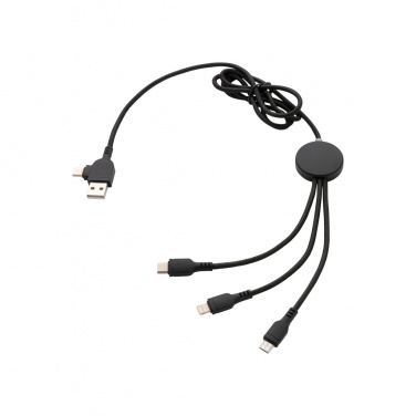 Logotrade promotional item image of: Light up logo 6-in-1 cable