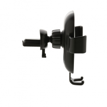 Logo trade promotional merchandise photo of: RCS recycled plastic 10W wireless charging car holder