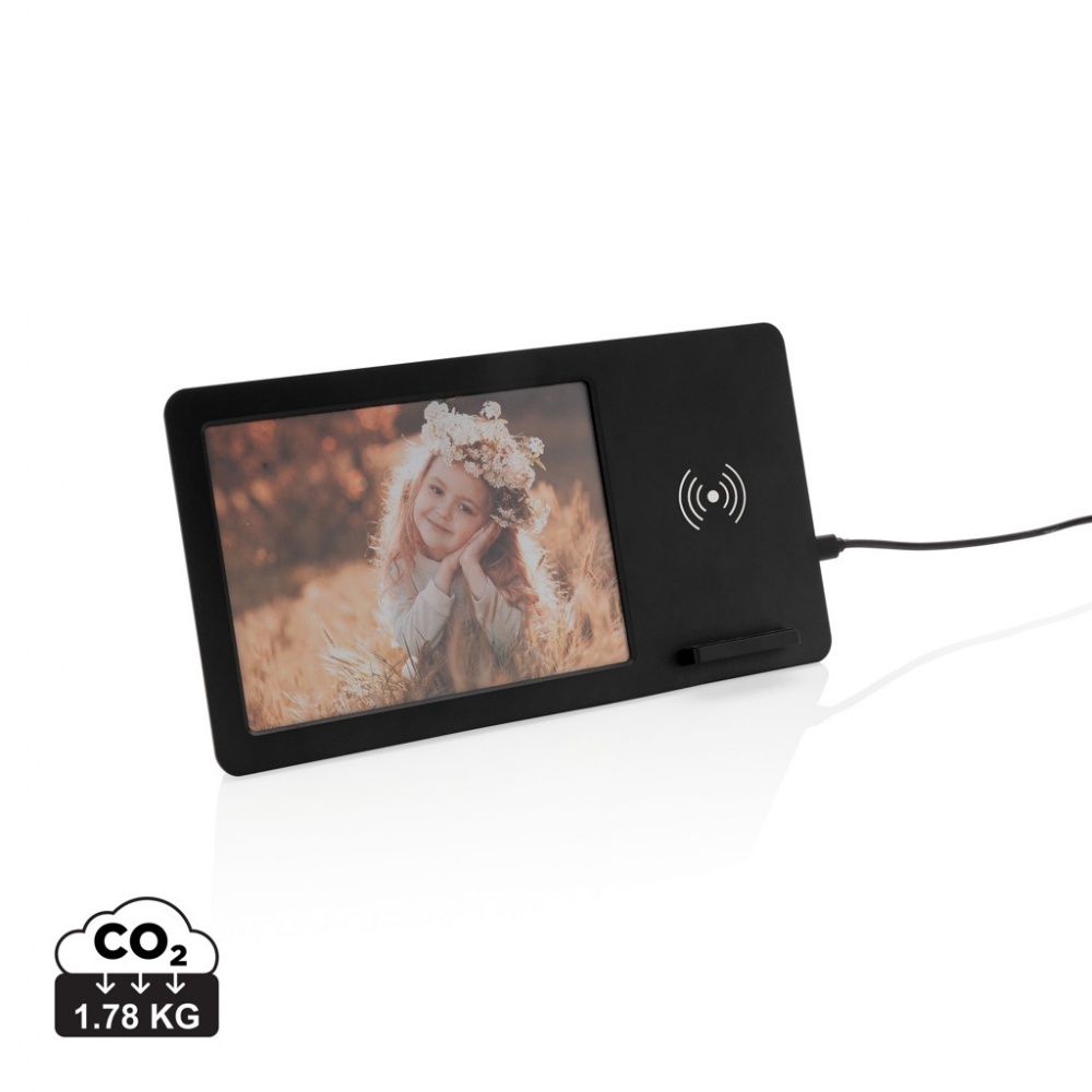 Logotrade promotional merchandise photo of: 5W Wireless charger and photo frame