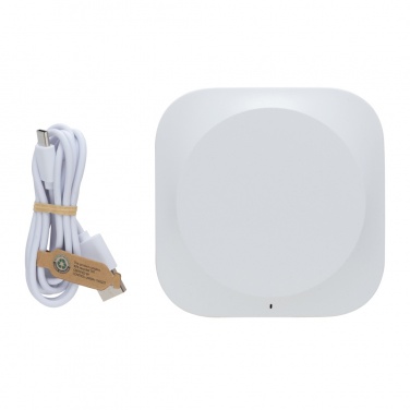 Logo trade promotional products image of: Oregon RCS recycled plastic and cork 10W wireless