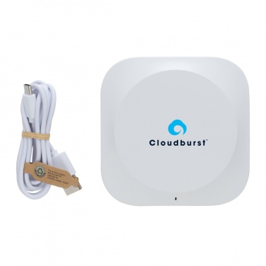 Logotrade promotional gift image of: Oregon RCS recycled plastic and cork 10W wireless