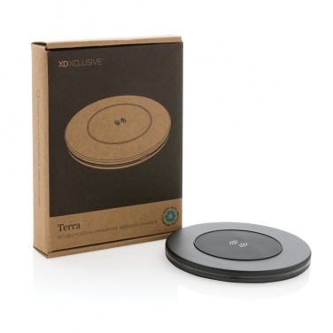 Logotrade promotional merchandise picture of: Terra RCS recycled aluminium 10W wireless charger