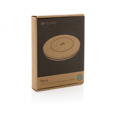 Logotrade corporate gift picture of: Terra RCS recycled aluminium 10W wireless charger