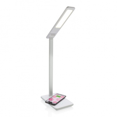 Logo trade promotional giveaway photo of: 5W Wireless Charging Desk Lamp