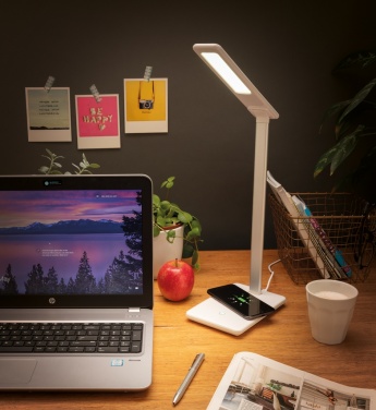 Logo trade promotional giveaways image of: 5W Wireless Charging Desk Lamp