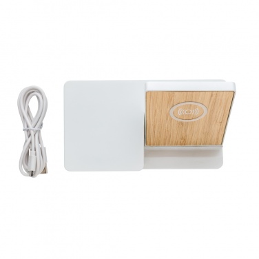 Logo trade promotional giveaways image of: Ontario 5W wireless charger with speaker