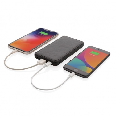 Logo trade promotional giveaway photo of: Tusca 10.000 mAh PU powerbank