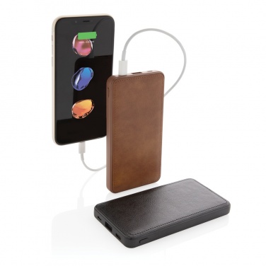 Logotrade promotional gift picture of: Tusca 10.000 mAh PU powerbank