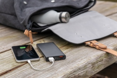 Logo trade promotional gifts image of: Aluminium 18W 10.000 mAh PD Powerbank